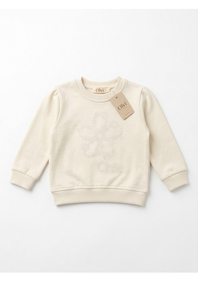 Babydoll Sweatshirt Divo Krem Açık Bej