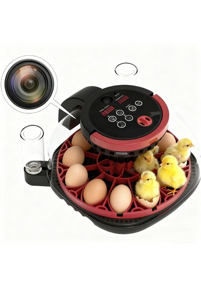 Akıllı Kameralı Kuluçka Makinesi - 12'li