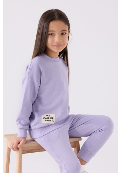 Rolypoly Kız Çocuk Mor Eşofman Takımı Rp3499-c-v2 Mor