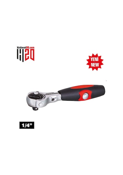 İzeltaş 1/4" Mafsallı T Kol Cırcır (72 Diş) - 1507067115