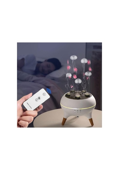 Bluetooth Hoparlörlü Ultrasonik Nemlendirici & Gece Lambası Led Işık, Ev & Ofis Kullanımı Beyaz Bluetooth Hoparlörlü Ultrasonik Nemlendirici & Gece Lambası Led Işık, Ev & Ofis Kullanımı Beyaz