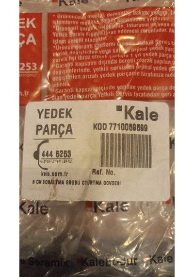 Kale 8 Cm Boşaltma Grubu Oturtma Gövdesi Beyaz