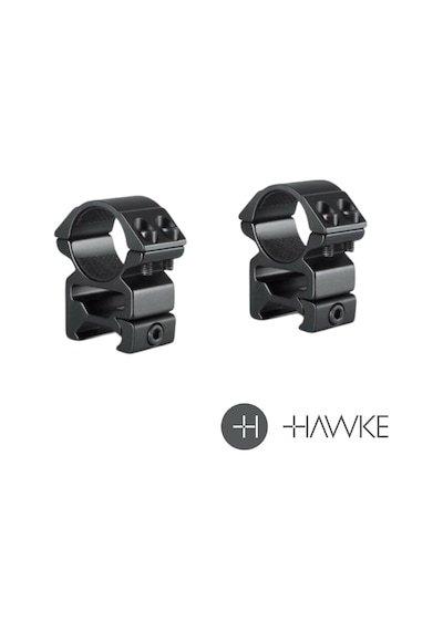 Hawke 22114 Dürbün Montajı 25.4mm Weaver Ray Yüksek Profil Siyah