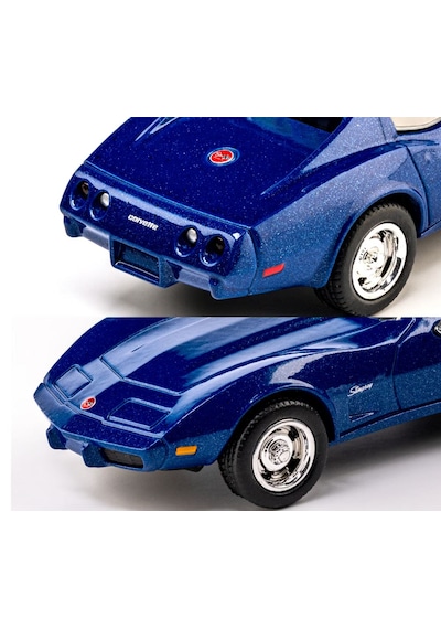Majorette Collection Chevrolet Corvette C3 50th Anniversary 1:64 Model Araba