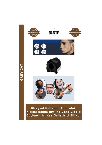 Bireysel Kullanım Spor Aleti Kişisel Bakım Jawline Çene Çizgisi Güçlendirici Kas Geliştirici Silikon