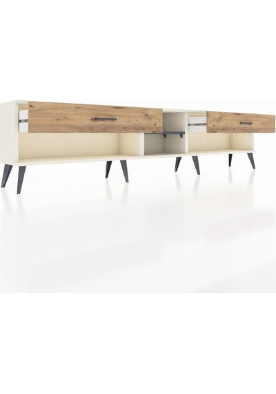 Arges Tv Ünitesi Tek Raflı 2 Çekmeceli 220x30x51 Aytaşı-antrasit/çam Antrasıt/atlas Çam - Aytası Arges Tv Ünitesi Tek Raflı 2 Çekmeceli 220x30x51 Aytaşı-antrasit/çam Antrasıt/atlas Çam - Aytası