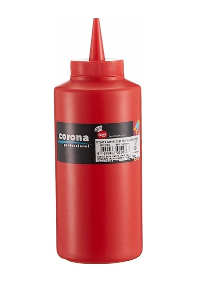 Bora Plastik Ketçap Mayonez Şişe 420 Ml Kırmızı Bo2103 Diğer
