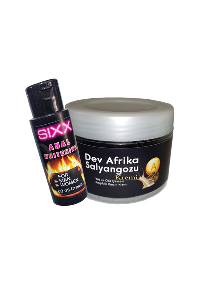 Giant Anti-aging Dev Afrikasalyangozu 100ml Kremi + Sıxx Analrenk Ton Kremi Bay Bayan 60 Ml