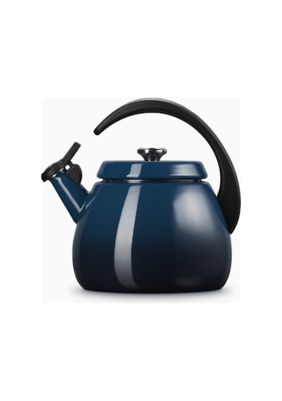 Le Creuset Su Isıtıcısı Çanı 2,1 L, Emaye Karbon Çelik, Şık Ve Dayanıklı Su Isıtıcılar Lacivert 5