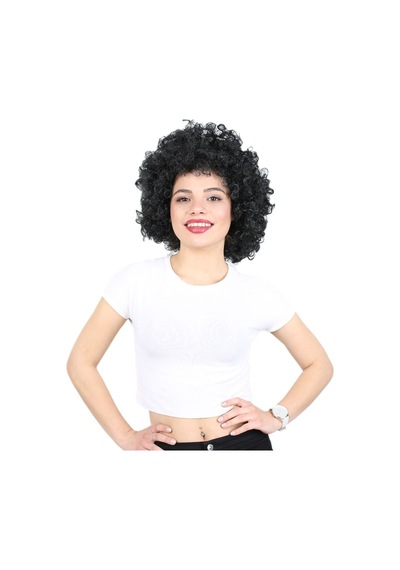 Animasyon Parti Ve Palyaço Peruğu / Siyah - Grsy-462285 Çok Renkli