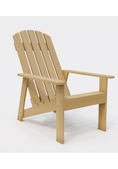 Modern Ahşap Oval Adirondack Balkon, Bahçe Koltuğu