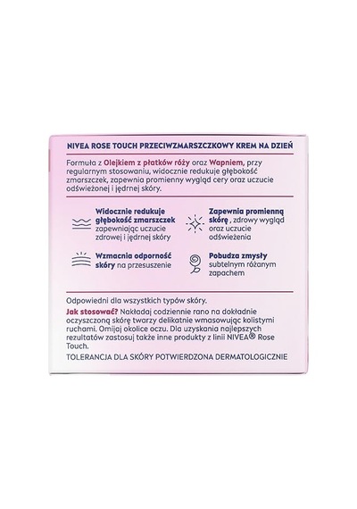 Nıvea Aqua Rose Kırışıklık Karşıtı Gündüz Yüz Bakım Kremi 50ml, Kalsiyum, İnce Çizgi Görünümü, Sıkı Cilt