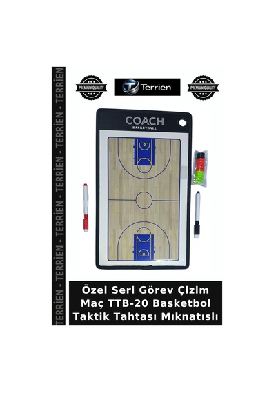 Özel Seri Görev Çizim Maç Ttb-20 Basketbol Taktik Tahtası Mıknatıslı