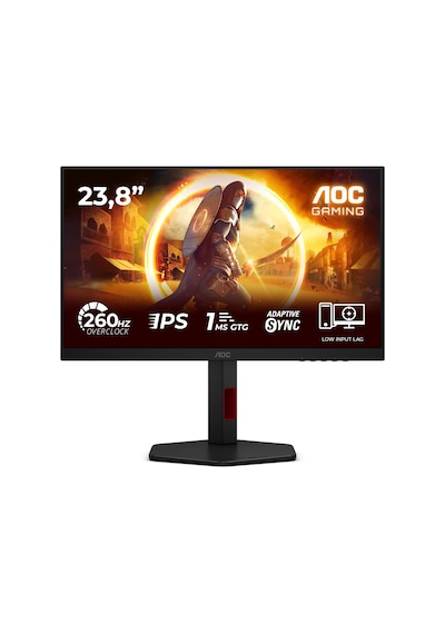 AOC 24G4ZR 24″ 260Hz 0.3ms MPRT HDR10 Nvidia G-SYNC Pivot Fast IPS Gaming (Oyuncu) Monitör