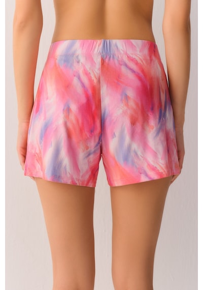 Suwen Pink Shadows Şort Sh26902603690 Batik