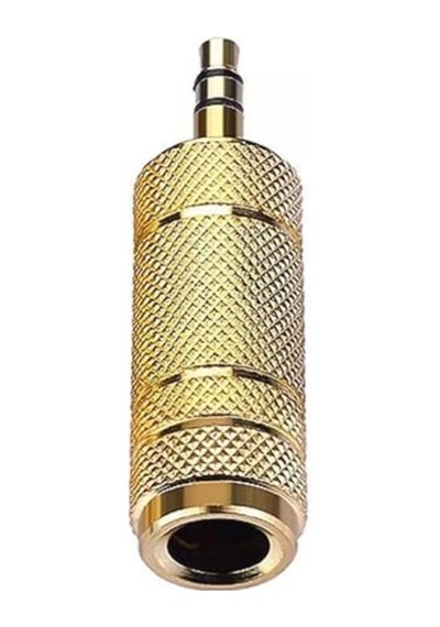 Altın 3.5 Mm Erkek Jack 6.3 Mm Gitar Jack Çevirici 1 Adet