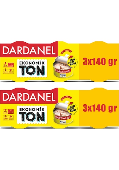 Dardanel Eko Ton Balığı 3x140 Gr X 2 Adet