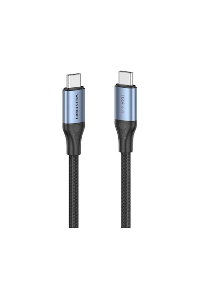 Vention Usb 4.0 Çift Type-c 240w 5a Ultra Hızlı Şarj Ve 8k Görüntü Aktarım Kablosu 1m - Gri