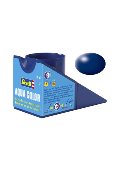 Revell 36350 Dark Blue Silk 18 Ml Su Bazlı Maket Boyası