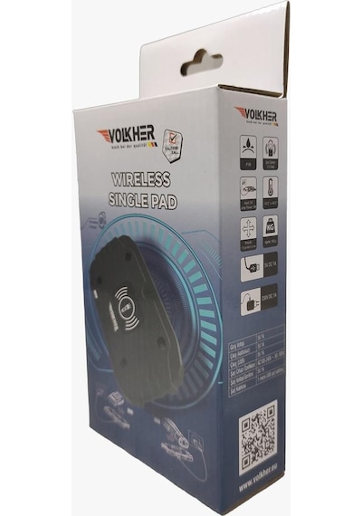 Volkher Led Lamba + Wireless Temassız Şarj Cihazı