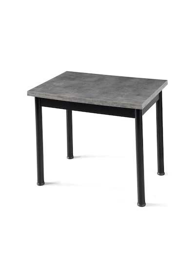 Smart Yandan Açılır Mutfak Masası 60x90cm Siyah Mermer