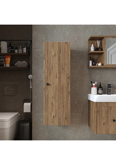 Ada Banyo Dolabı Mat Suntalam 110 Cm Banyo Boy Dolabı Atlantik Atlantik Çam Ada Banyo Dolabı Mat Suntalam 110 Cm Banyo Boy Dolabı Atlantik Atlantik Çam