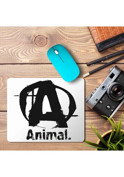 Animal Logo Baskılı Mousepad Mouse Pad