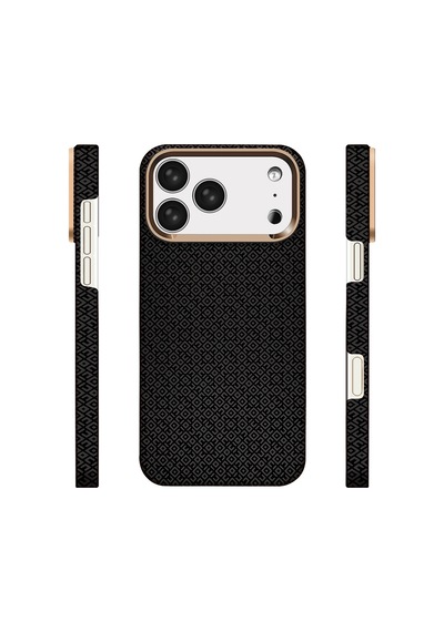İphone 17 Pro Uyumlu Kılıf M-safe Şarj Özellikli Zore Paris Vax Sert Pc Kapak Siyah
