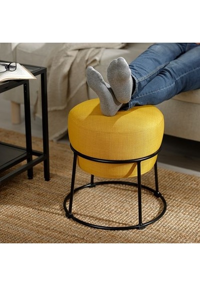 Ikea Emmıslöv Puf, Skiftebo Sarı