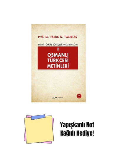 Osmanlı Türkçesi Metinleri 2 + Yapışkanlı Not Kağıdı