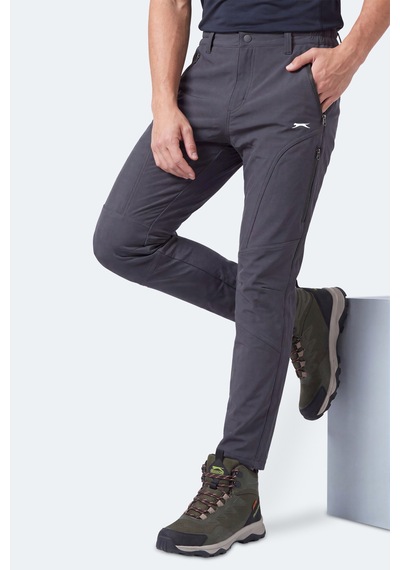 Slazenger Cocoa I Erkek İçi Polarlı Rüzgar Ve Su Geçirmez Softshell Antrasit Pantolon