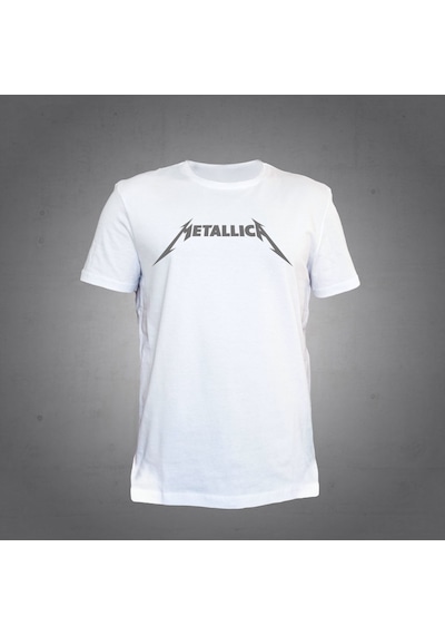 Herşey Nota Metallica Beyaz T-shirt Unisex 001