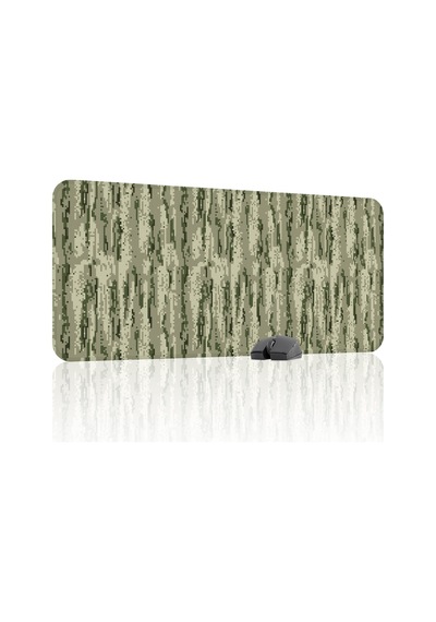 Kamuflaj Kaymaz Dikişli Kauçuk Oyuncu Mousepad V3 - 90x40 Xxl Gaming Mouse Pad Fare Altlığı