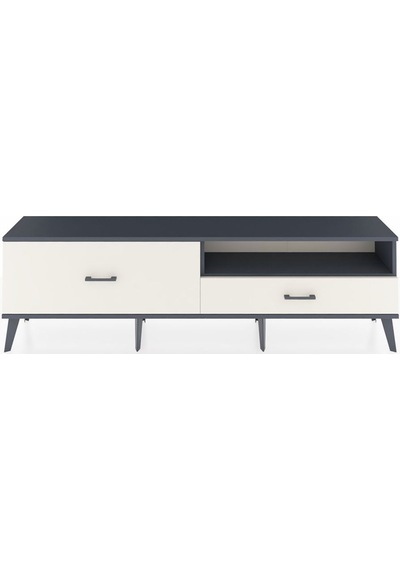 Arges Tv Ünitesi Tek Raflı 2 Çekmeceli 176x30x51 Antrasit-antrasit/aytaşı Antrasıt/aytası Arges Tv Ünitesi Tek Raflı 2 Çekmeceli 176x30x51 Antrasit-antrasit/aytaşı Antrasıt/aytası