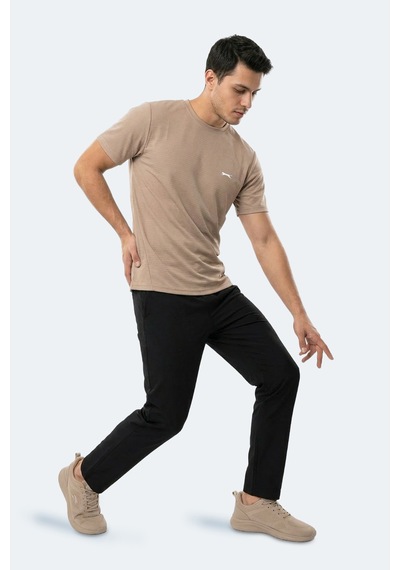 Slazenger Hugger Erkek Vizon Tişört