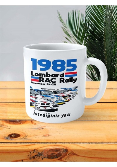 Ralli Baskılı Kupa Bardak Kişiye Özel Model 2 Çok Renkli