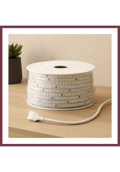 Storeşahin 100m 220v Dış Mekan Led Şerit 6500k Beyaz 120 Led/m Shn0720