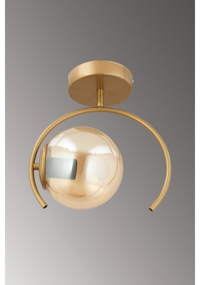 Esse Bal Rengi Glob Camlı Modern Eskitme Plafonyer Hol Antre Eskitme Eskitme