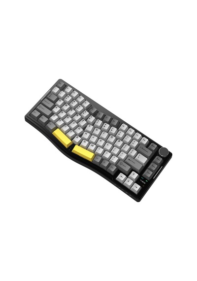 Aks075 Ergonomik Tasarım Mekanik Klavye-bt5.1/2.4gwireless/usb-c Kablolu-hot Swap Dinamik Rgb