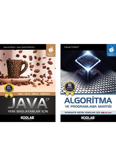 Java Eğitim Seti - 2 Kitap Takım- Kodlab