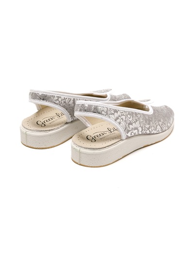 Sandalet Kadın 983 Green Life Stretch Women's Footwear Silver Silver