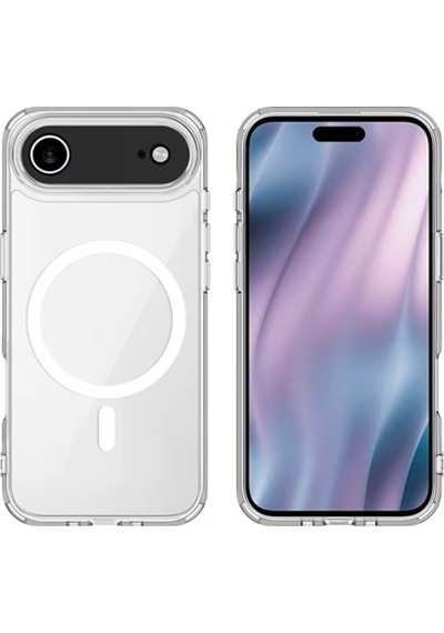 Apple Uyumlu iPhone 17 Air İçin Magsafe Özellikli Şeffaf Kılıf Şeffaf
