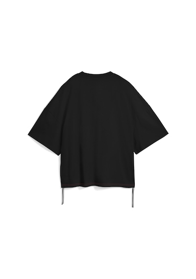 Puma Dare To Oversized Ruched Tee Kadın Yetişkin T-shirt SIYAH
