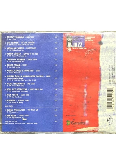 Plak Değildir Cd Dir Cd 7th International İstanbul Jazz Festiva