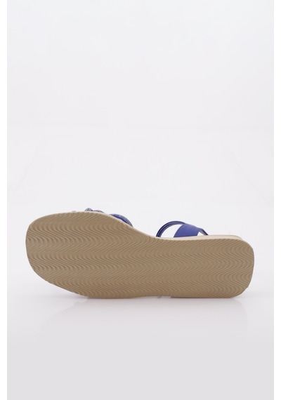 Dgn 535 Kadin Çapraz Silver Taşli Sandalet 535-2261-R8855 Saks