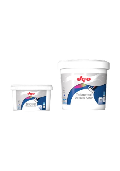 Dyo Teknotex Dolgulu Dış Cephe Astarı 2,5 Litre Beyaz