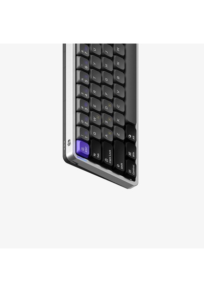 Nuphy Air60 He Hall Effect Magnetic Switch Manyetik Oyuncu Klavyesi Silver-magnetic Jade Pro