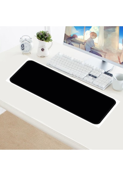 Appa Srf-888 Düz Siyah Oyuncu Mouse Pad 70X30 Cm Kaymaz Dikişli