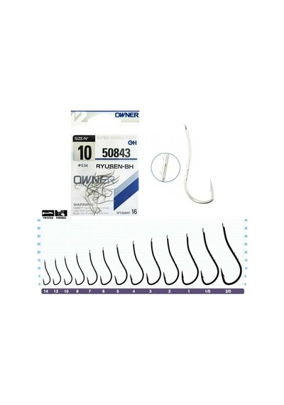 Owner Ryusen-Bh 50843 Beyaz Tırnaklı Kanca Iğne