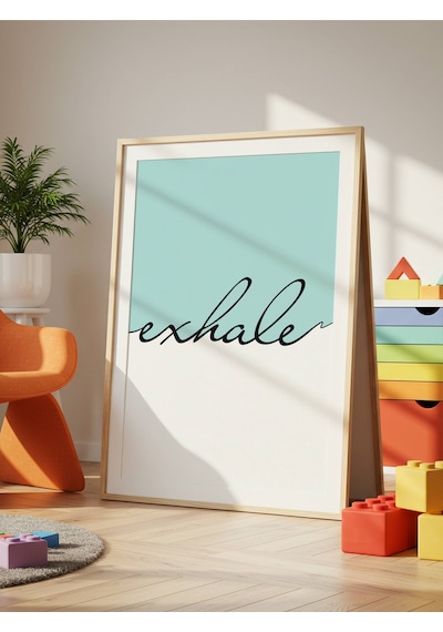 Exhale Dijital Baskı Poster V1 Çerçevesiz